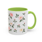 Indiana Peony Mug, State Flower Floral Coffee Cup, 11oz Botanical Gift