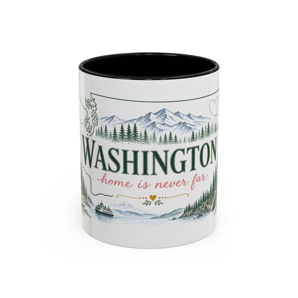 Washington State Map Mug | Moving Away, Homesick, Long Distance Friendship Gift