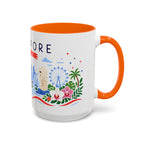 Singapore Coffee Mug | Travel Souvenir Accent Mug | Country Gift Ceramic Cup 11oz 15oz