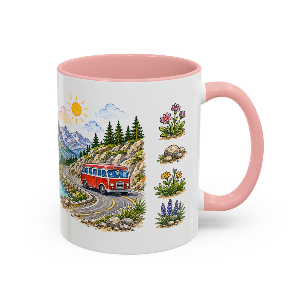 Glacier National Park Mug | US Travel Souvenir Accent Coffee Mug | 11oz 15oz Ceramic Cup