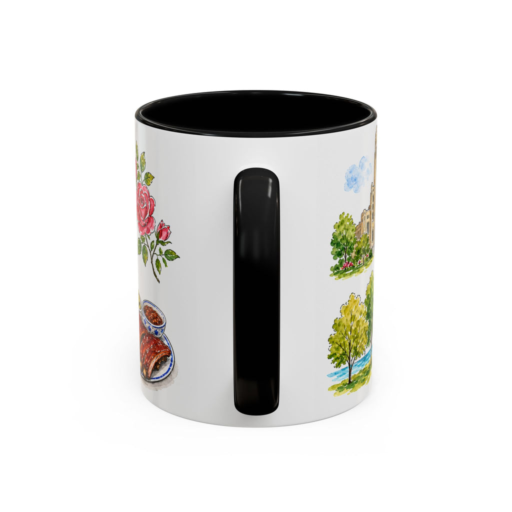 Tulsa Illustrated Travel Mug | City Souvenir Accent Coffee Mug | 11oz 15oz Ceramic Cup