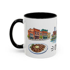 Omaha Illustrated Travel Mug | City Souvenir Accent Coffee Mug | 11oz 15oz Ceramic Cup