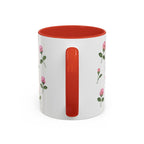 Vermont Red Clover Mug, State Flower Floral Coffee Cup, 11oz Botanical Gift