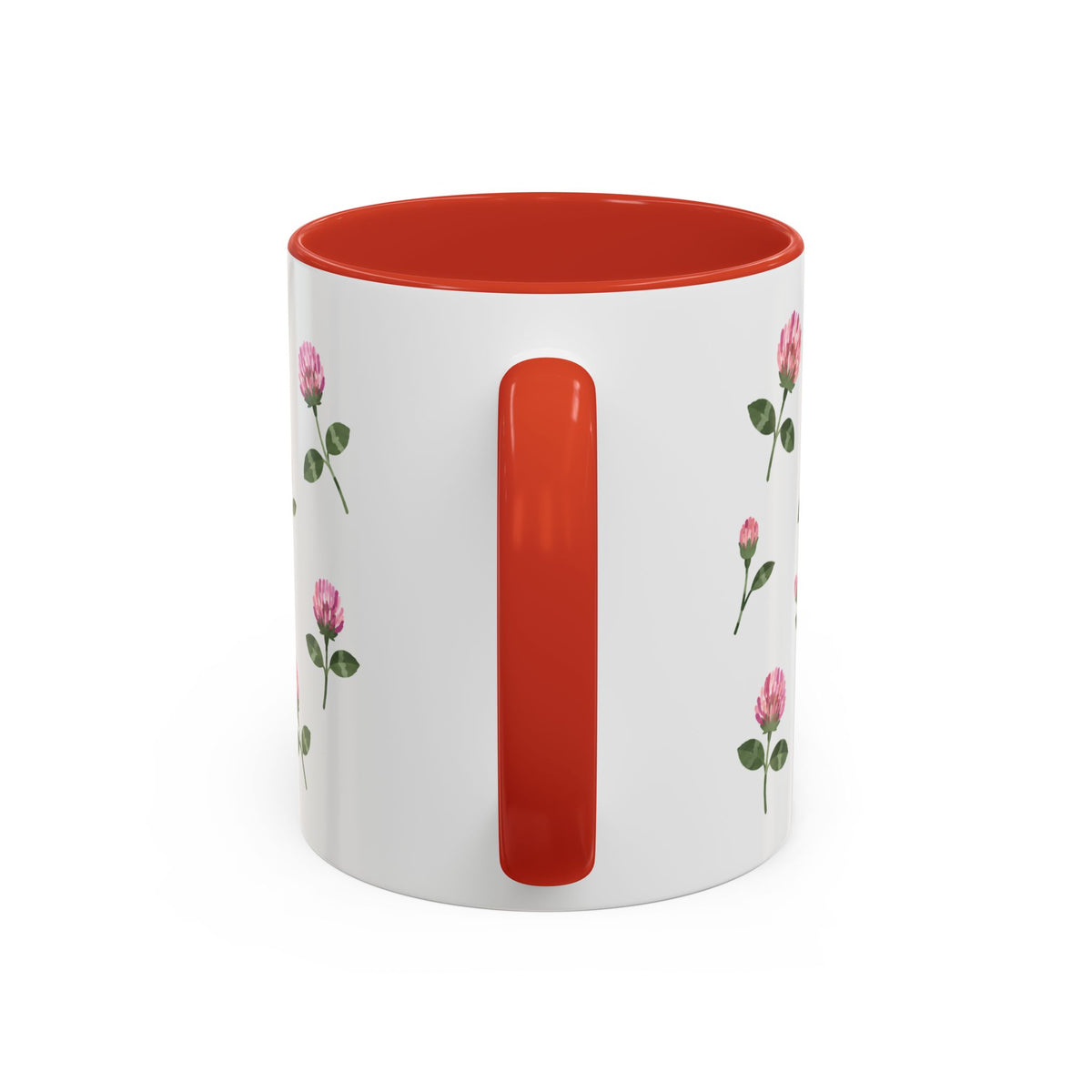 Vermont Red Clover Mug, State Flower Floral Coffee Cup, 11oz Botanical Gift