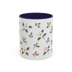 Michigan Apple Blossom Mug, State Flower Floral Coffee Cup, 11oz Botanical Gift