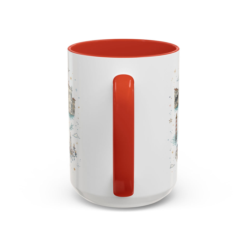 Venice Coffee Mug | Italy Souvenir Travel Gift | Accent Color Ceramic 11oz 15oz