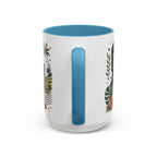 Easter Island Coffee Mug | Travel Destination Souvenir Gift | Accent Color Ceramic 11oz 15oz