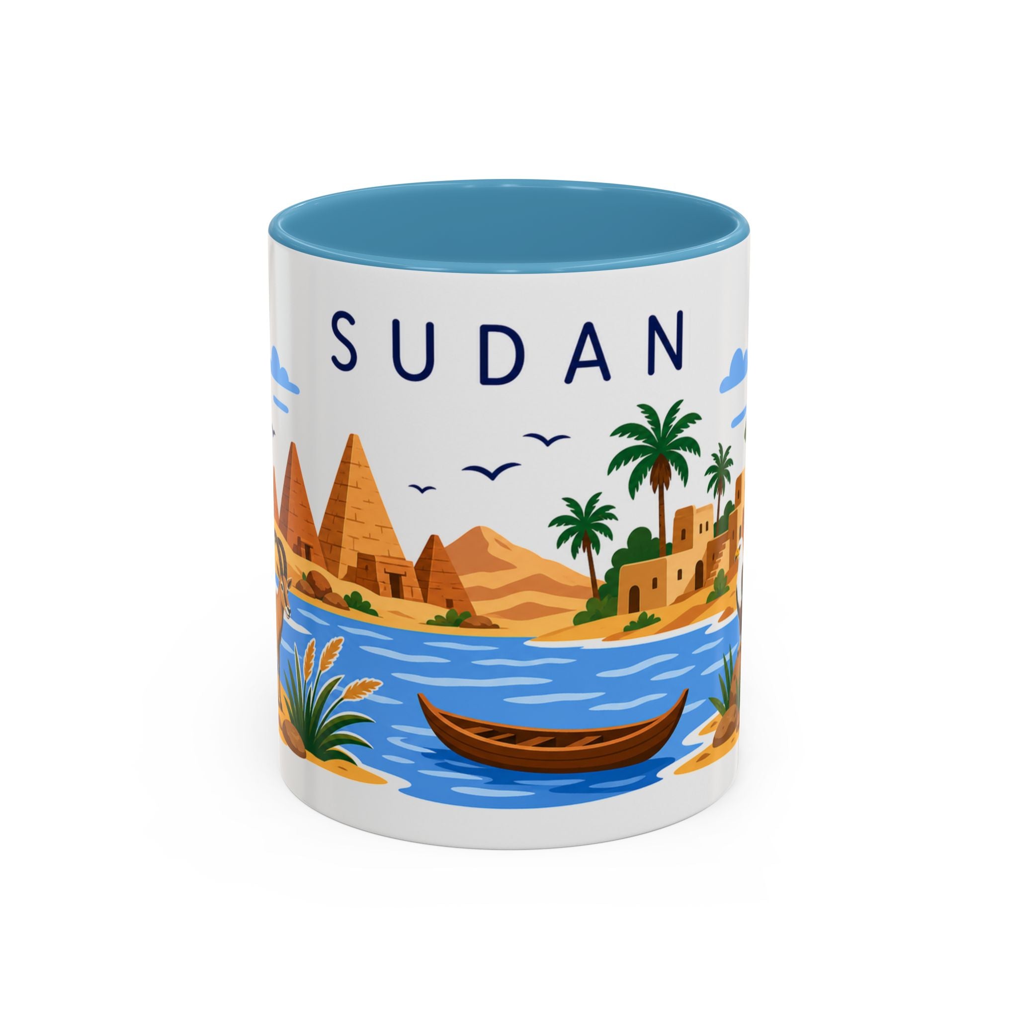 Sudan Home Country Mug | Moving Away Gift | Long Distance Friendship | 11 oz 15 oz Accent Mug