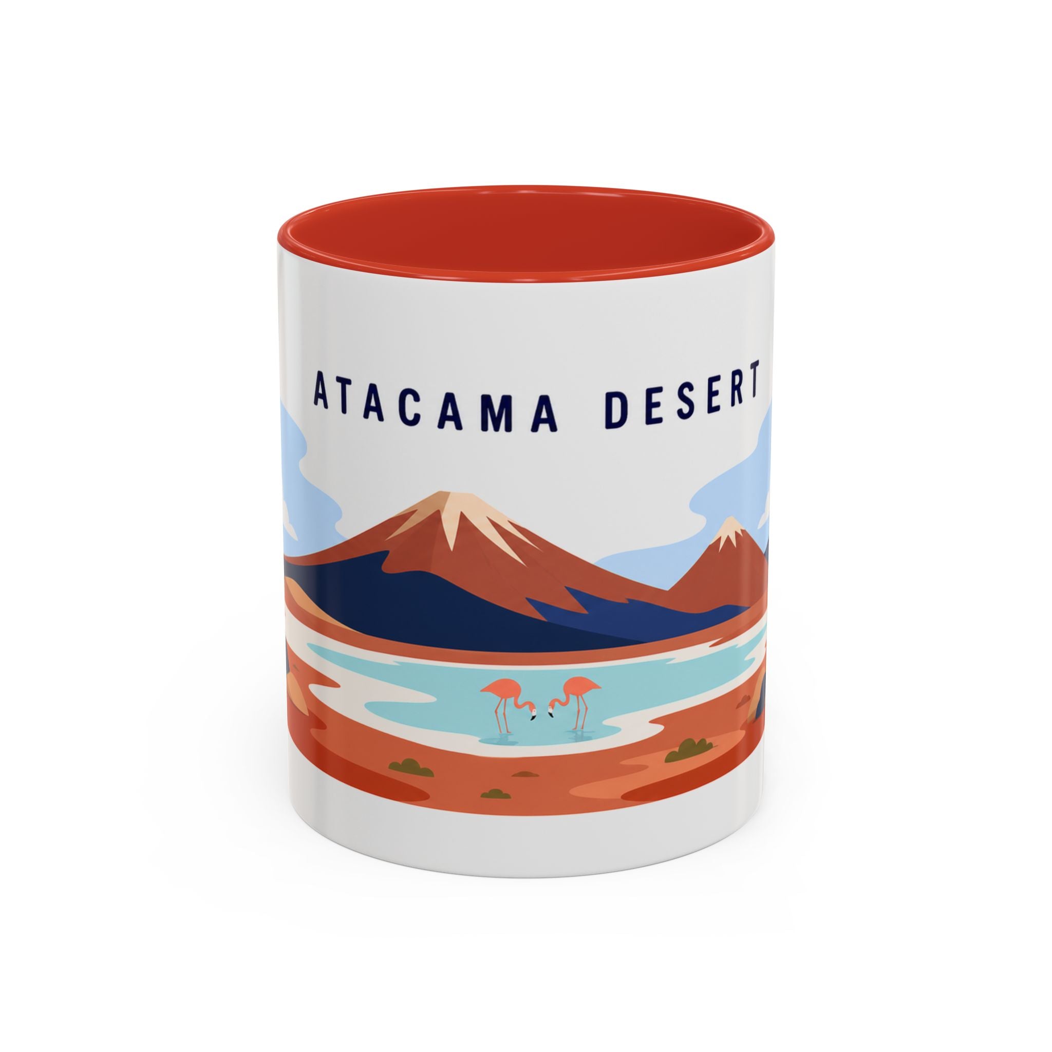 Atacama Desert Coffee Mug | Travel Destination Souvenir Gift | Accent Color Ceramic 11oz 15oz