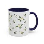 Florida Orange blossom Mug, State Flower Floral Coffee Cup, 11oz Botanical Gift