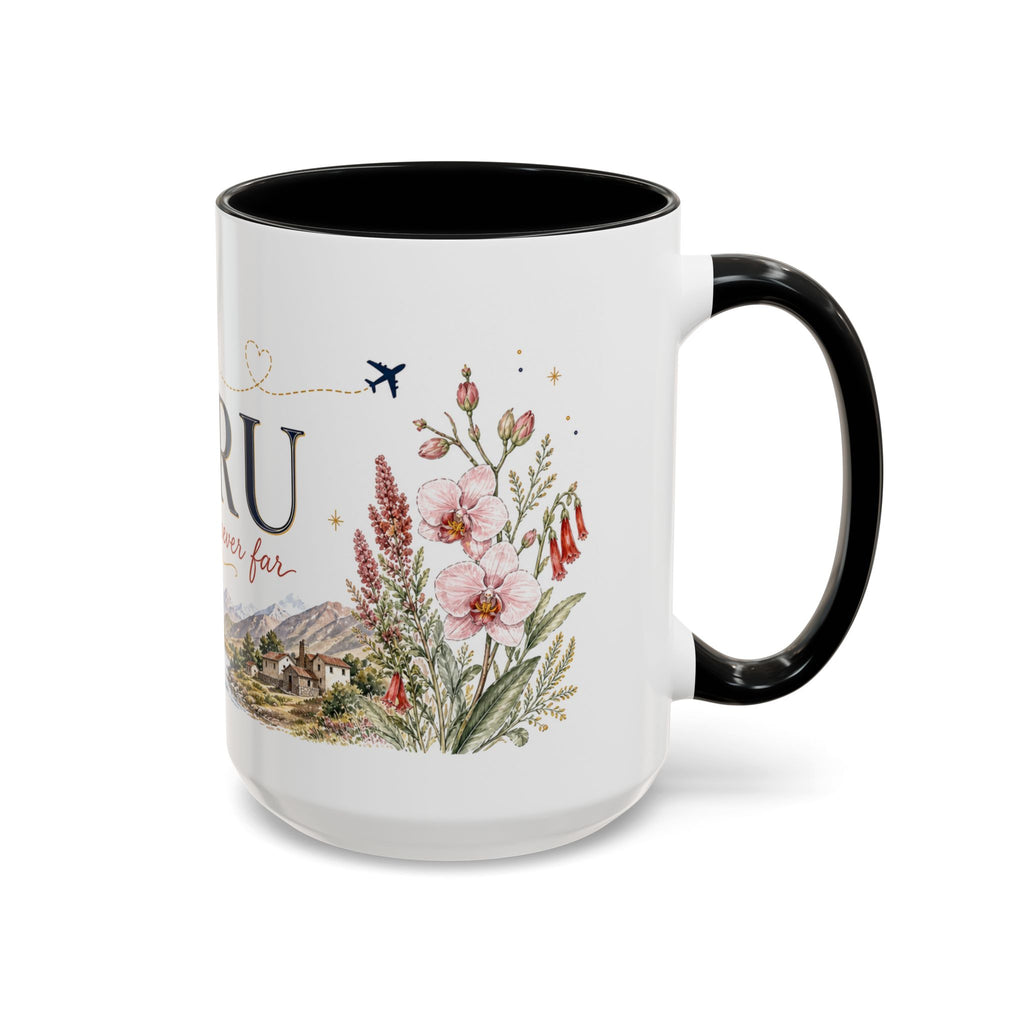 Peru Home Country Mug | Moving Away Gift | Long Distance Friendship | 11 oz 15 oz Accent Mug