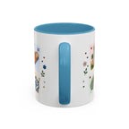 Fez Coffee Mug | Postage Stamp Collage Mug | Travel Souvenir Accent Cup 11oz 15oz