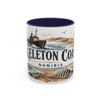 Skeleton Coast Mug, Namibia Travel Souvenir, Bucket List Gift, Accent Ceramic Coffee Mug 11oz 15oz