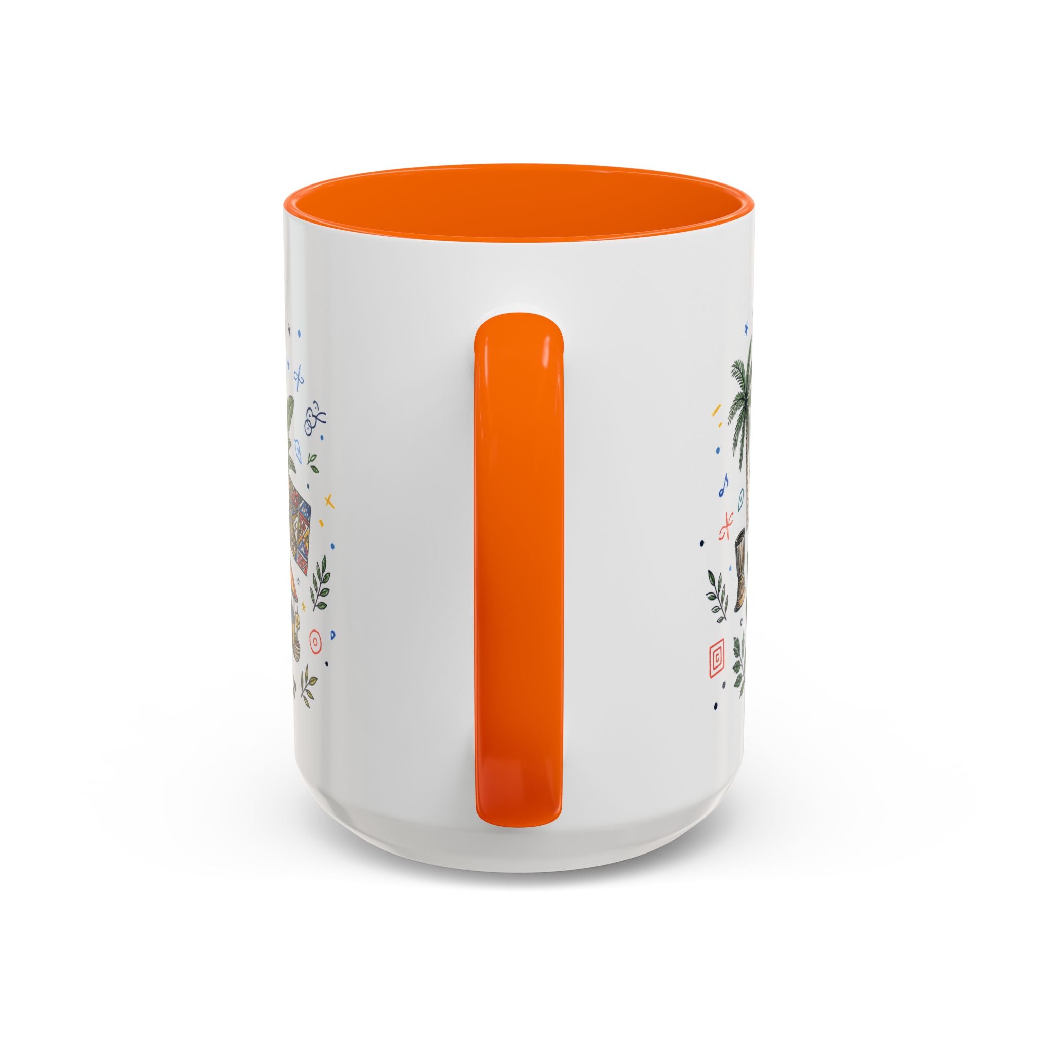 Kinshasa Coffee Mug | DR Congo Souvenir Travel Gift | Accent Color Ceramic 11oz 15oz