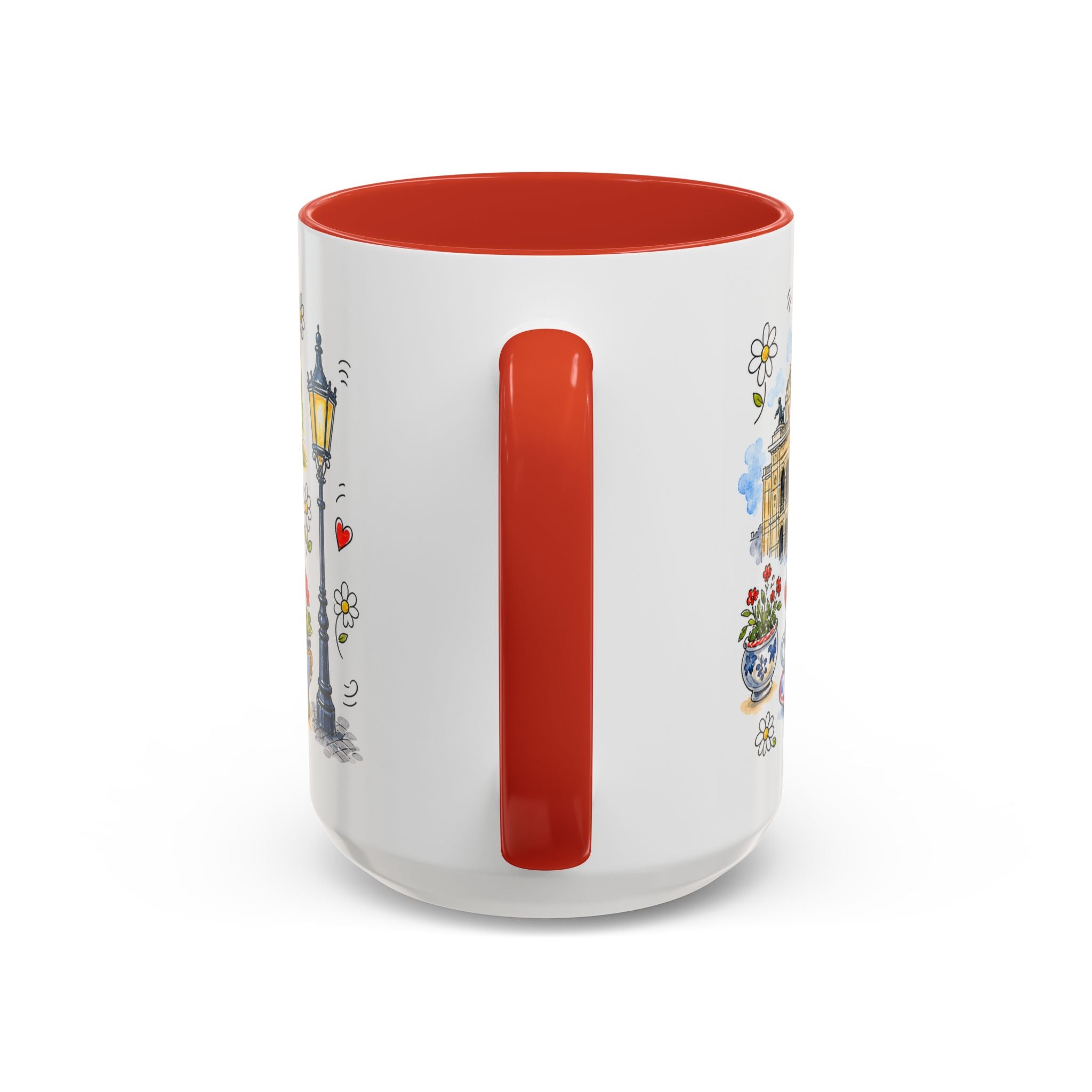 Vienna Travel Mug | European City Souvenir Accent Coffee Mug | 11oz 15oz Ceramic Cup