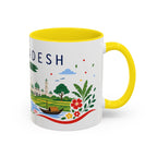 Bangladesh Coffee Mug | Travel Souvenir Accent Mug | Country Gift Ceramic Cup 11oz 15oz