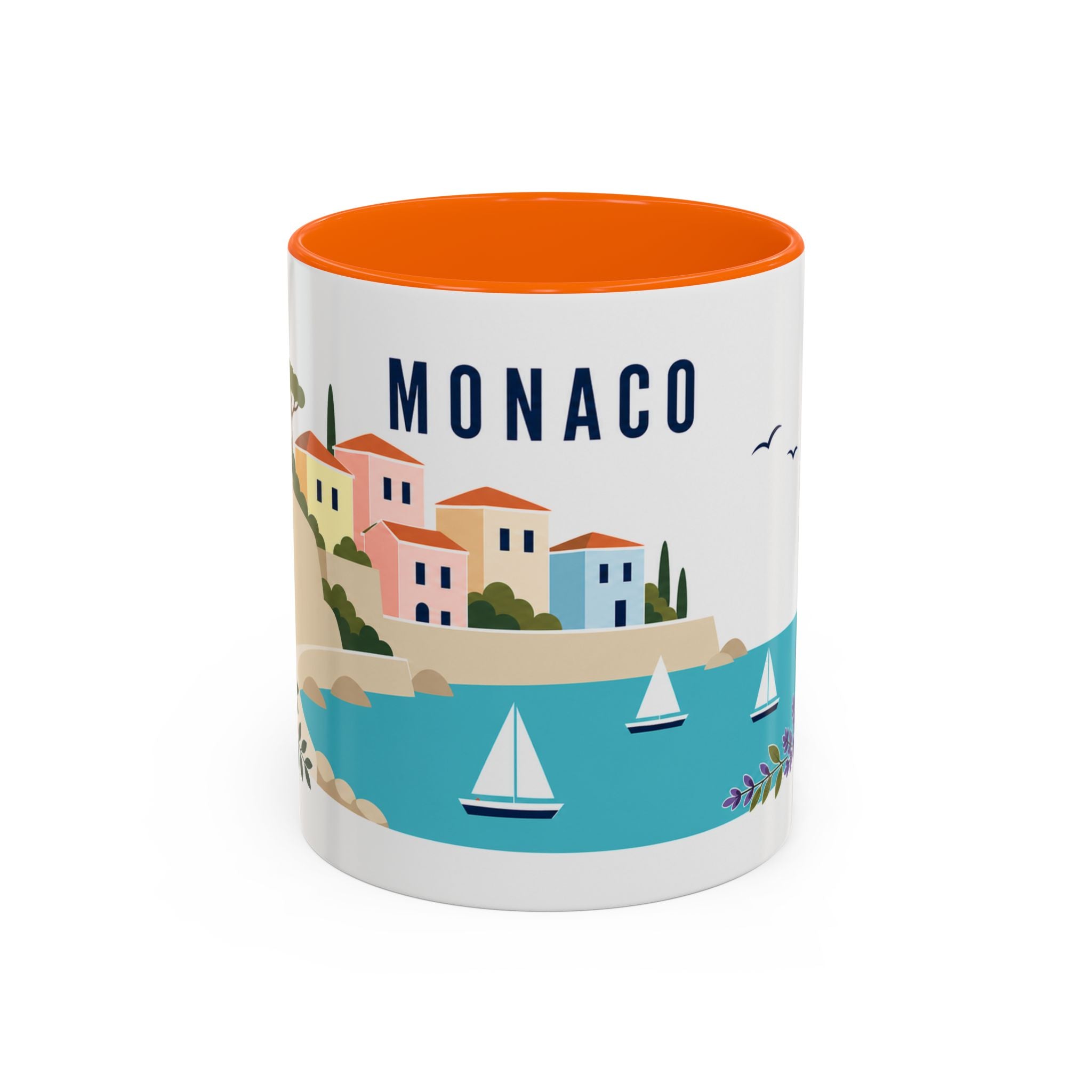 Monaco Coffee Mug | Travel Souvenir Accent Mug | Country Gift Ceramic Cup 11oz 15oz