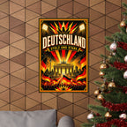 Germany World Cup Poster | Rally Fan Art Print | 2026 Soccer Wall Decor
