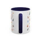 Christmas Mug | Watercolor Tree Gifts Wreath Holiday Cup | Accent Coffee Mug 11oz 15oz