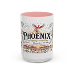 Phoenix Coffee Mug | Arizona Souvenir City Gift | Accent Color Ceramic 11oz 15oz