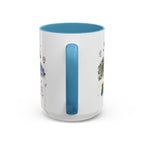 Bangalore Coffee Mug | India Souvenir Travel Gift | Accent Color Ceramic 11oz 15oz