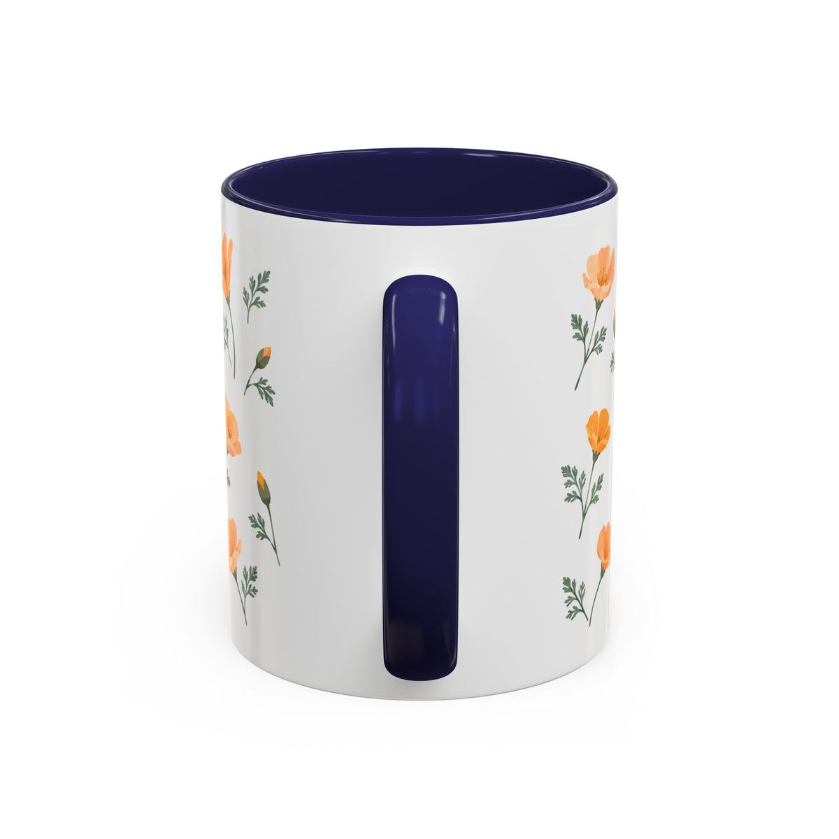 California California poppy Mug, State Flower Floral Coffee Cup, 11oz Botanical Gift