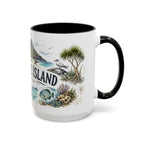 Lord Howe Island Mug, Australia Travel Souvenir, Bucket List Gift, Accent Ceramic Coffee Mug 11oz 15oz