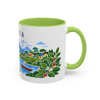 Rwanda Coffee Mug | Travel Souvenir Accent Mug | Country Gift Ceramic Cup 11oz 15oz