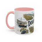 Douro Valley Mug, Portugal Travel Souvenir, Bucket List Gift, Accent Ceramic Coffee Mug 11oz 15oz