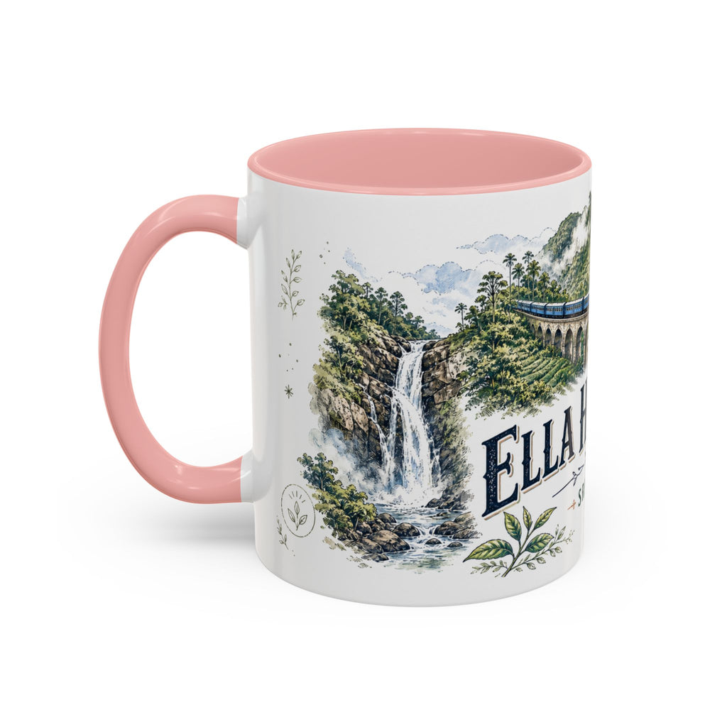 Ella Highlands Mug, Sri Lanka Travel Souvenir, Bucket List Gift, Accent Ceramic Coffee Mug 11oz 15oz