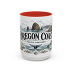 Oregon Coast Mug, Pacific Northwest Travel Souvenir, Bucket List Gift, Accent Ceramic Coffee Mug 11oz 15oz