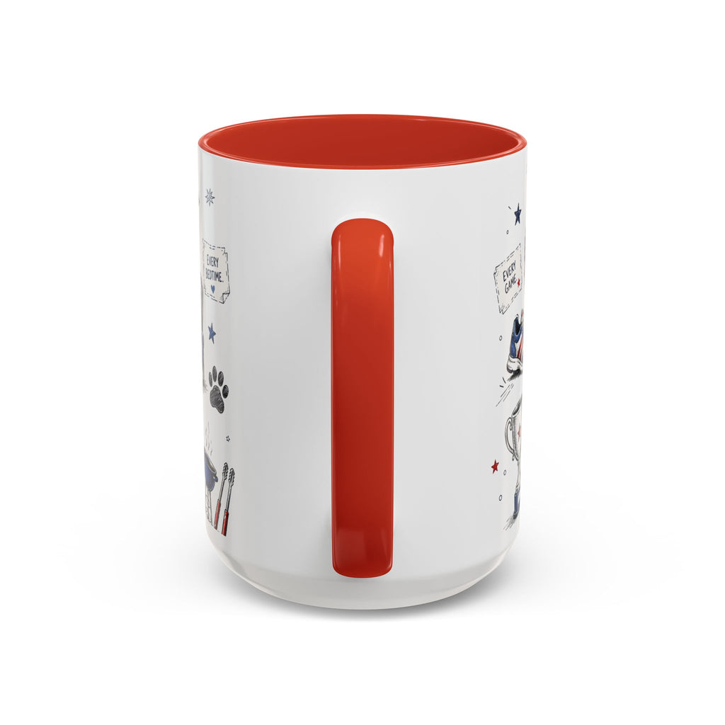 Super Dad My Hero Coffee Mug | Father's Day Gift for Dad | Accent Color Ceramic 11oz 15oz