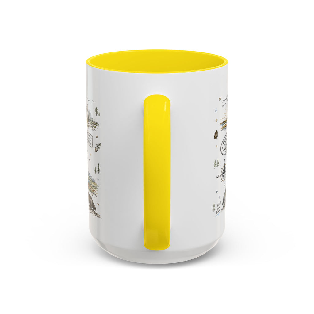 Kobuk Valley National Park Coffee Mug | Alaska Arctic Sand Dunes Gift | Accent Color Ceramic 11oz 15oz