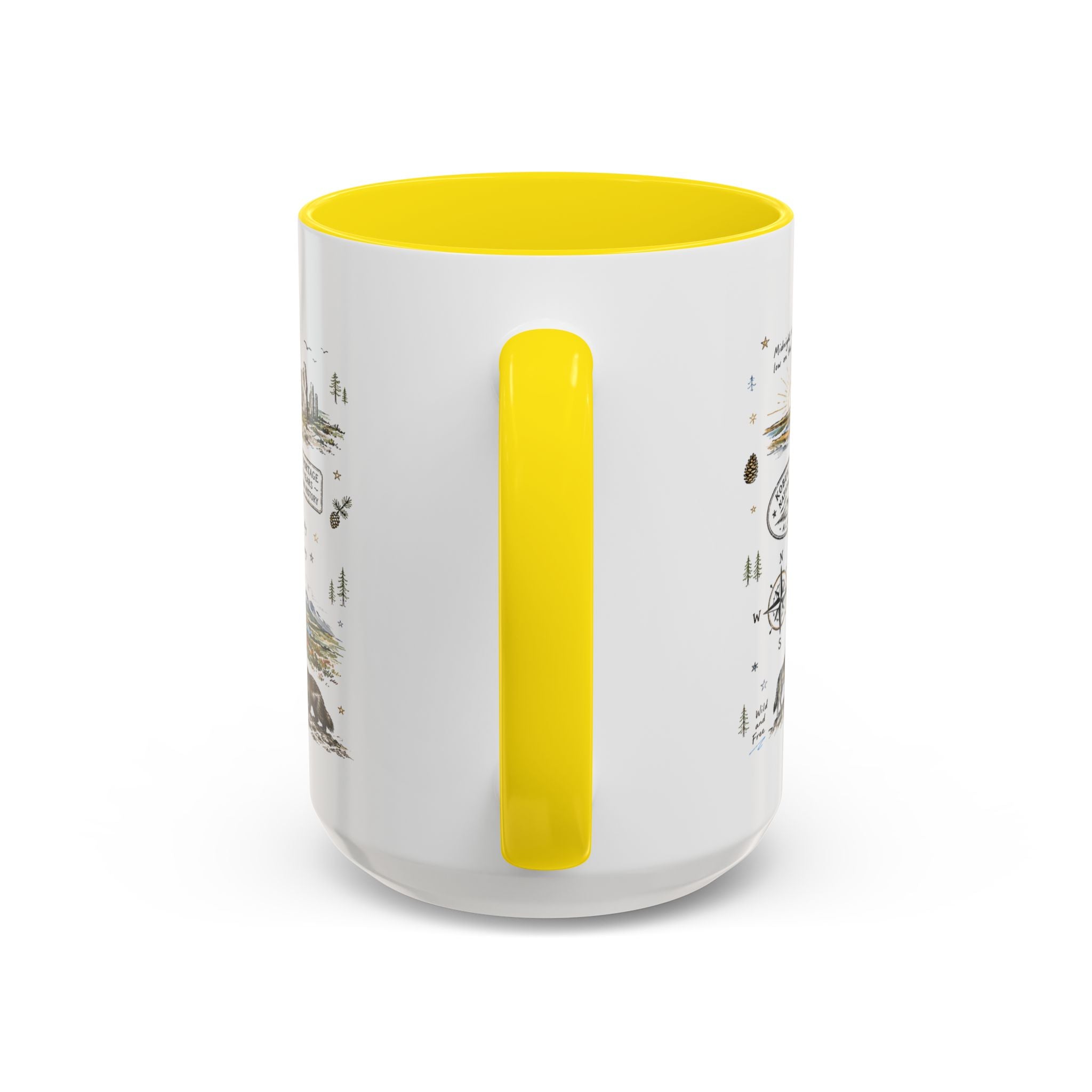 Kobuk Valley National Park Coffee Mug | Alaska Arctic Sand Dunes Gift | Accent Color Ceramic 11oz 15oz