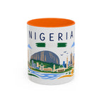 Nigeria Coffee Mug | Travel Souvenir Accent Mug | Country Gift Ceramic Cup 11oz 15oz
