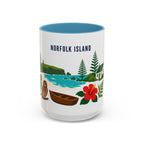 Norfolk Island Coffee Mug | Travel Souvenir Accent Mug | Country Gift Ceramic Cup 11oz 15oz