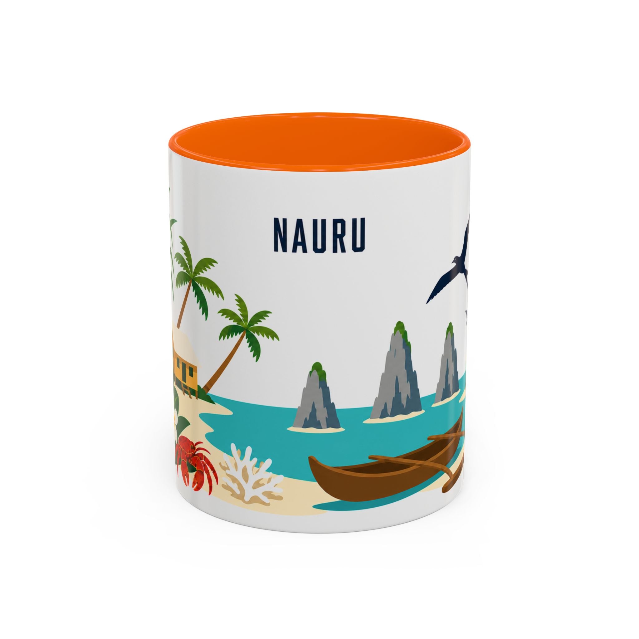 Nauru Coffee Mug | Travel Souvenir Accent Mug | Country Gift Ceramic Cup 11oz 15oz