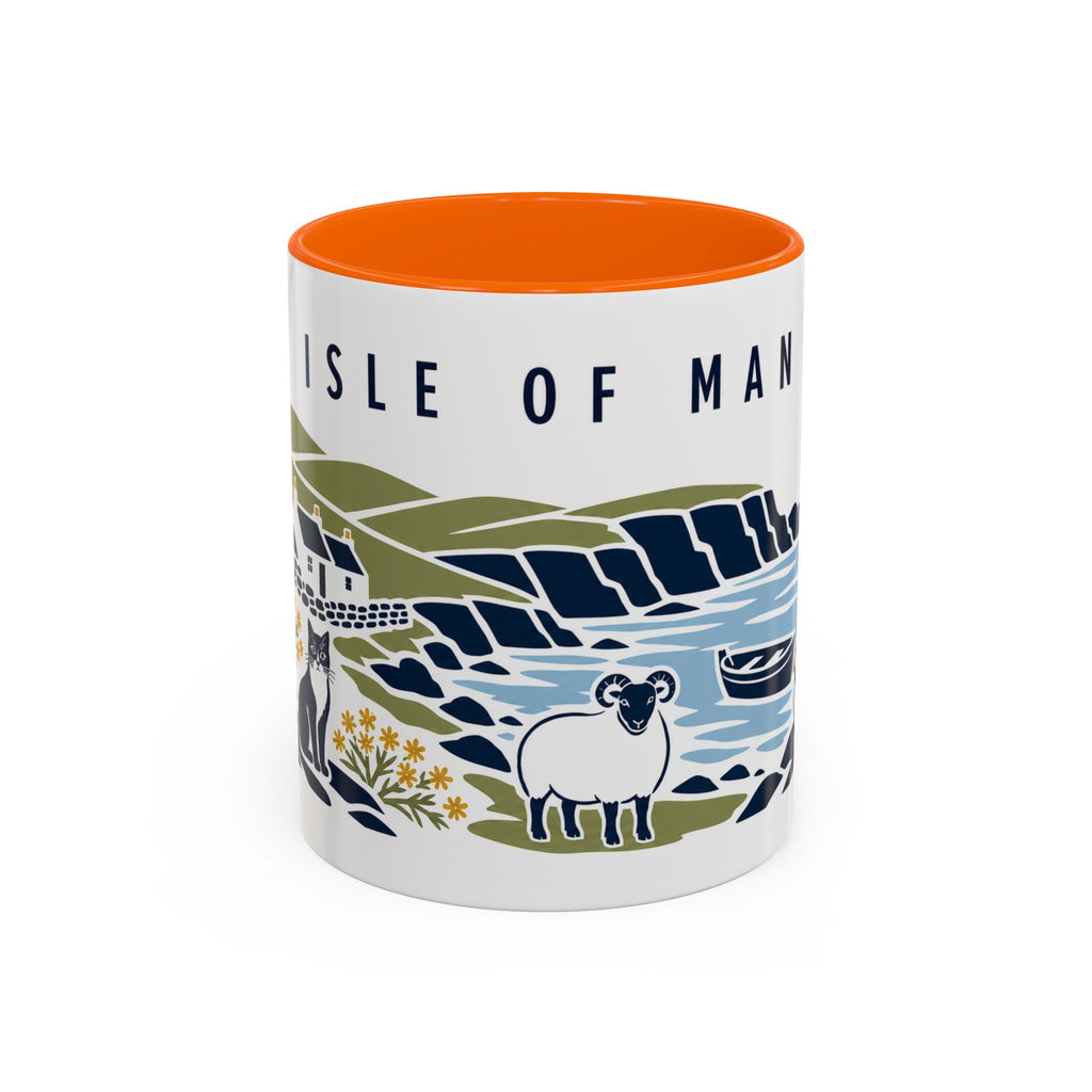 Isle of Man Coffee Mug | Travel Souvenir Accent Mug | Country Gift Ceramic Cup 11oz 15oz