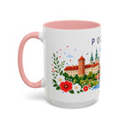 Poland Coffee Mug | Travel Souvenir Accent Mug | Place Gift Ceramic Cup 11oz 15oz