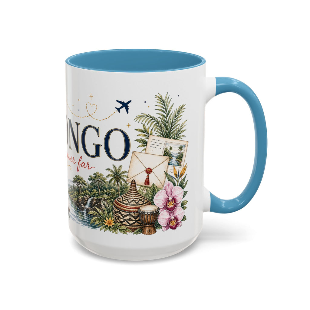 DR Congo Home Country Mug | Moving Away Gift | Long Distance Friendship | 11 oz 15 oz Accent Mug