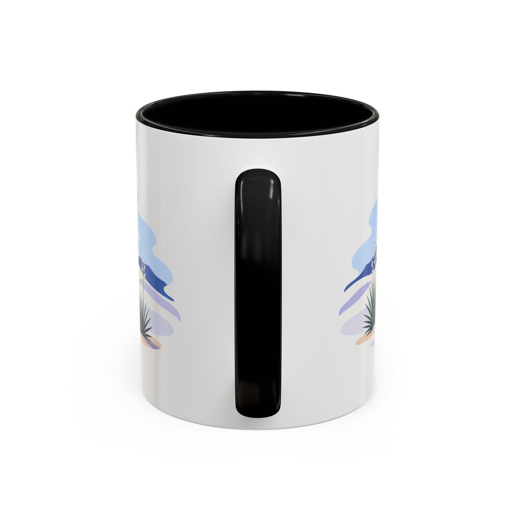 White Sands National Park Coffee Mug | Solid Color Block Park Souvenir | 11oz 15oz Accent Mug