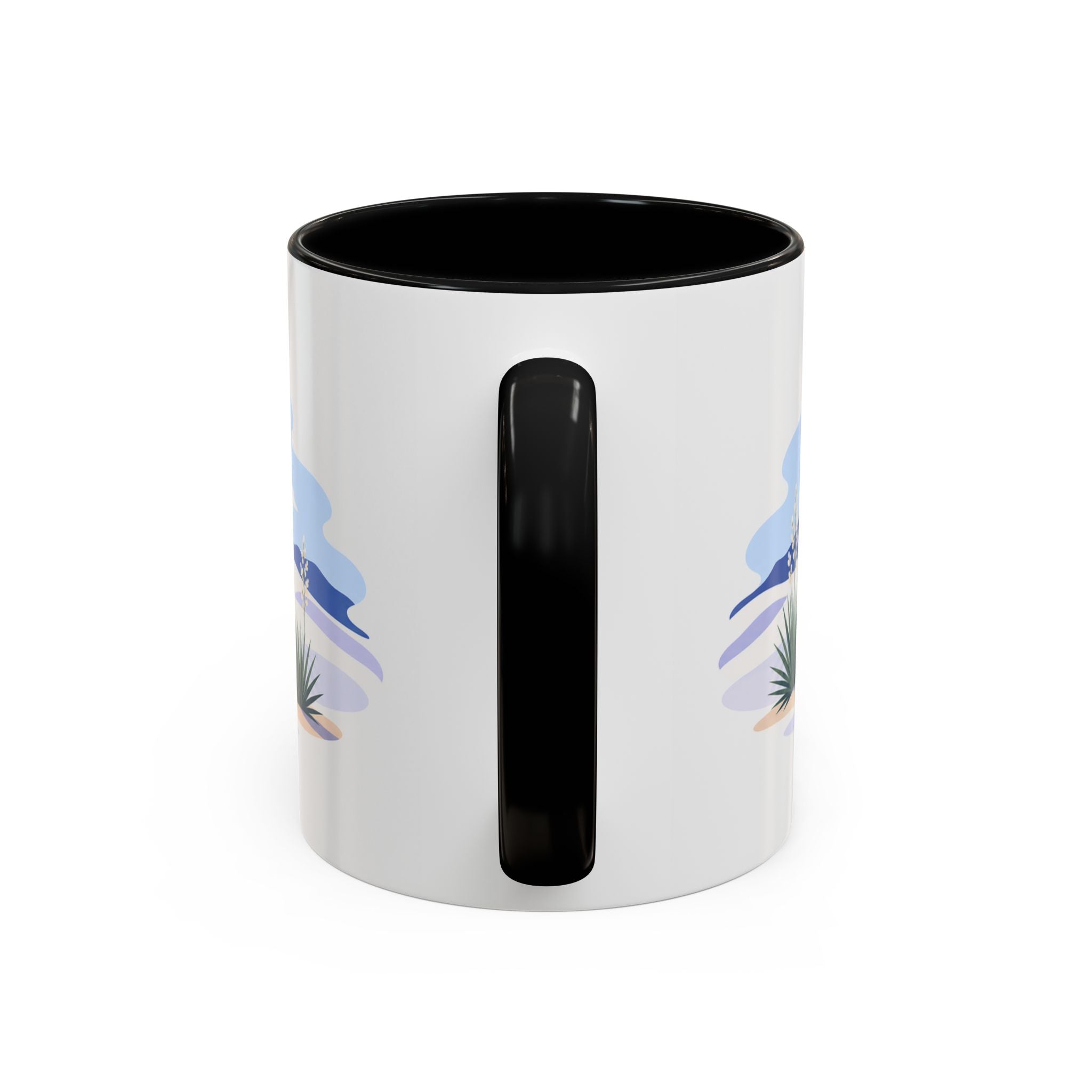 White Sands National Park Coffee Mug | Solid Color Block Park Souvenir | 11oz 15oz Accent Mug