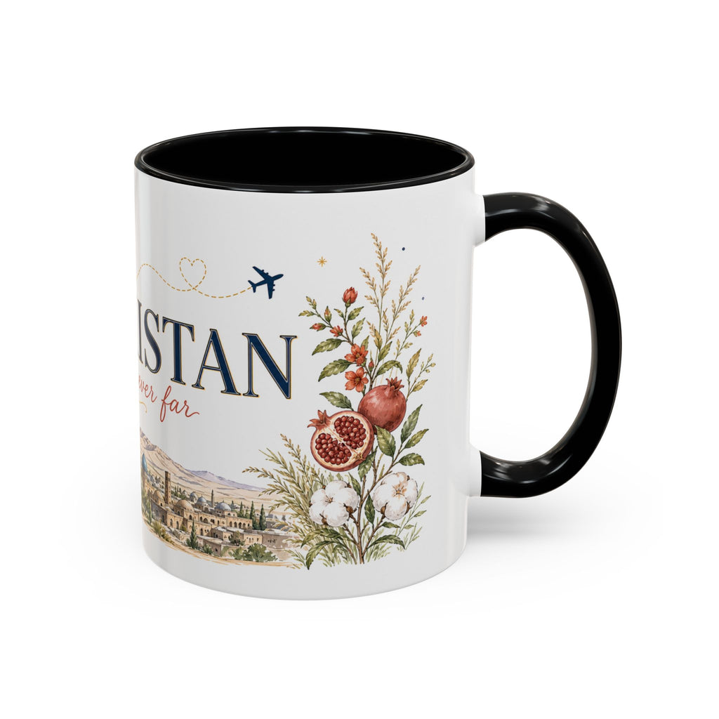 Uzbekistan Home Country Mug | Moving Away Gift | Long Distance Friendship | 11 oz 15 oz Accent Mug