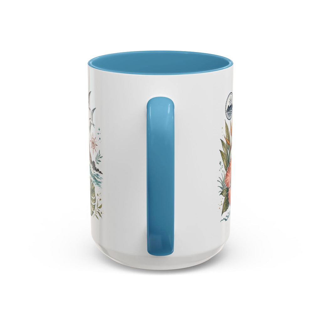 Na Pali Coast Mug, Hawaii Travel Souvenir, Bucket List Gift, Accent Ceramic Coffee Mug 11oz 15oz