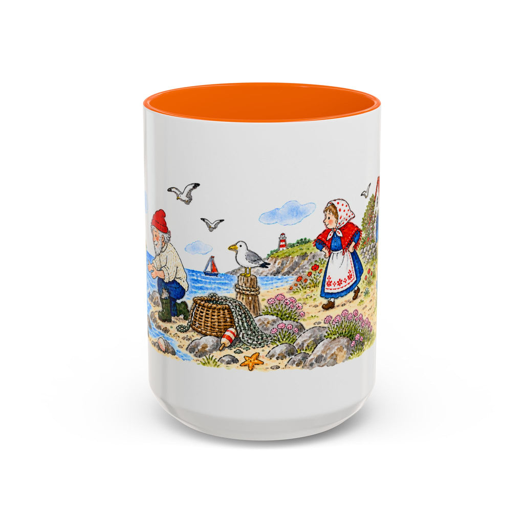 The Fisherman and His Wife Mug | Storybook Fairy Tale Accent Coffee Mug | EveryLegend