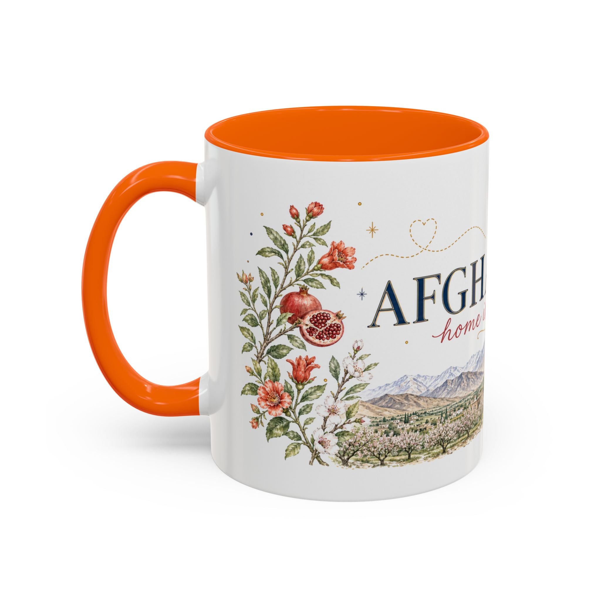 Afghanistan Home Country Mug | Moving Away Gift | Long Distance Friendship | 11 oz 15 oz Accent Mug