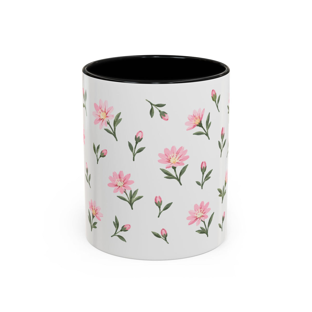 Montana Bitterroot Mug, State Flower Floral Coffee Cup, 11oz Botanical Gift