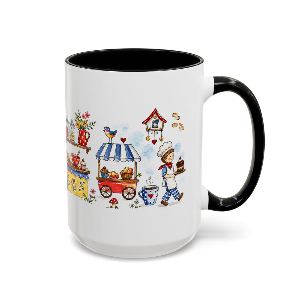 Cozy Bakery Village Mug | Storybook Pastry Accent Coffee Mug | EveryLegend