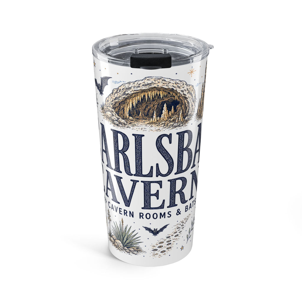 Carlsbad Caverns National Park 20oz Tumbler | New Mexico Cave Exploration Bat Gift | Insulated Stainless Steel Travel Cup