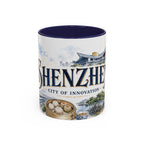 Shenzhen Coffee Mug | China Travel Souvenir | Vintage Illustrated City Gift | 11 oz 15 oz Accent Mug
